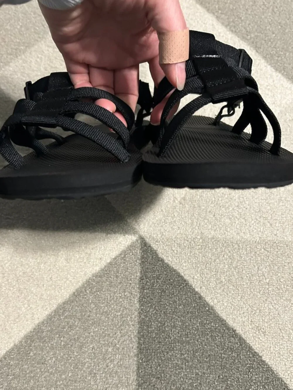 Teva Original Dorado Black Buckle Closure Sandals Outdoor Women's Size 10